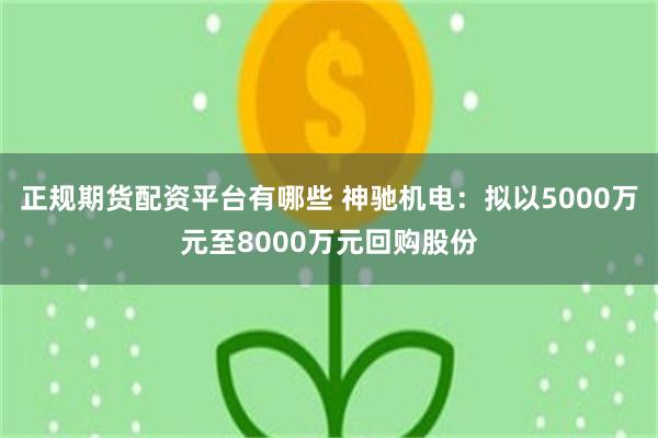 正规期货配资平台有哪些 神驰机电：拟以5000万元至8000万元回购股份