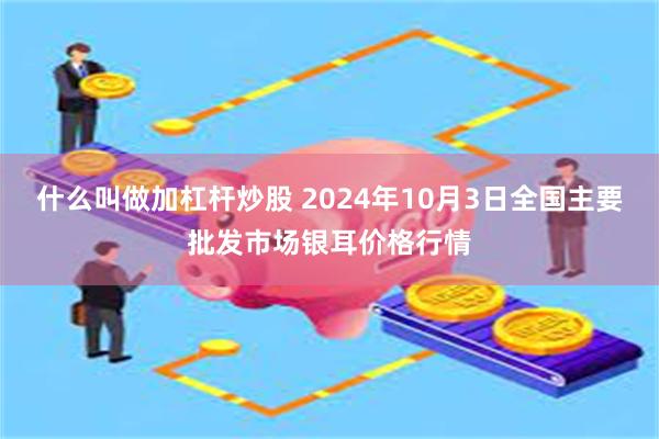 什么叫做加杠杆炒股 2024年10月3日全国主要批发市场银耳价格行情