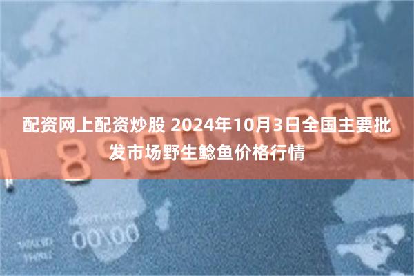 配资网上配资炒股 2024年10月3日全国主要批发市场野生鲶鱼价格行情